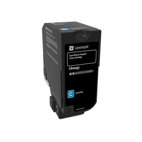 Lexmark 74C20C0 cartuccia toner 1 pz Originale Ciano (74C20C0)