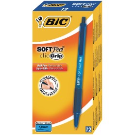 BIC 8373982 penna a sfera Blu Penna a sfera retrattile a clip 12 pz (837398)