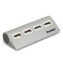 Hamlet 4 port Hub usb 2.0 a 4 porte 480 Mbps (XHUB4020AL)