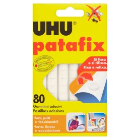UHU Patafix Bianco 80 Ggommini Adesivi (D1620)