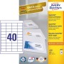 Avery 3657 etichetta autoadesiva Rettangolo Permanente Bianco 4000 pz (3657)