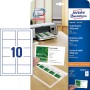 Avery C32011-25 etichetta non adesiva 250 pz Bianco Rettangolo (C32011-25)
