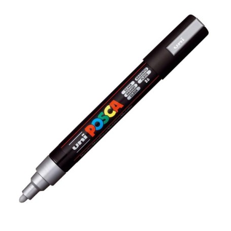 CF6 POSCA MEDIO ARGENTO (MPC5MARG)