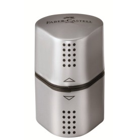 Faber-Castell Grip 2001 Temperamatite manuale Argento (183800)