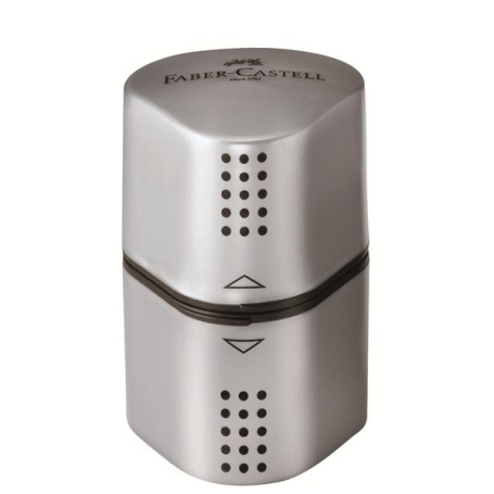 Faber-Castell Grip 2001 Temperamatite manuale Argento (183800)