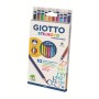 FILA Astuccio 10 Giotto Stilnovo Con Gomma Su Cappuccio, Maxigomma E Temperino (256800)