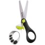 Maped 037910 forbici da cancelleria Universale Taglio a zig zag Nero, Verde, Bianco (037910)