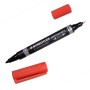 Staedtler Lumocolor Duo marcatore permanente Punta a ogiva/sottile Rosso 1 pz (348-2)