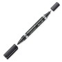 Staedtler Lumocolor Duo marcatore permanente Punta a ogiva/sottile Nero 1 pz (348-9)