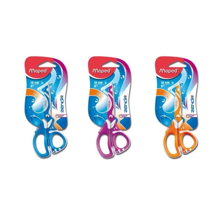 Maped Zenoa Fit Forbici da ufficio Taglio dritto Blu, Arancione, Rosa (670110)