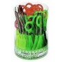 Lebez 137 forbici da cancelleria Verde, Rosso, Giallo (137)