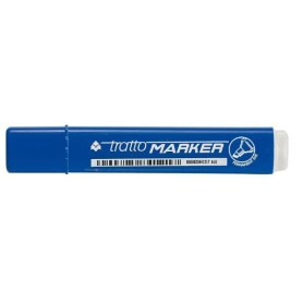 Tratto Marker marcatore permanente Punta smussata Blu 12 pz (840101)