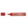 Tratto Marker marcatore permanente Punta smussata Rosso 12 pz (840102)