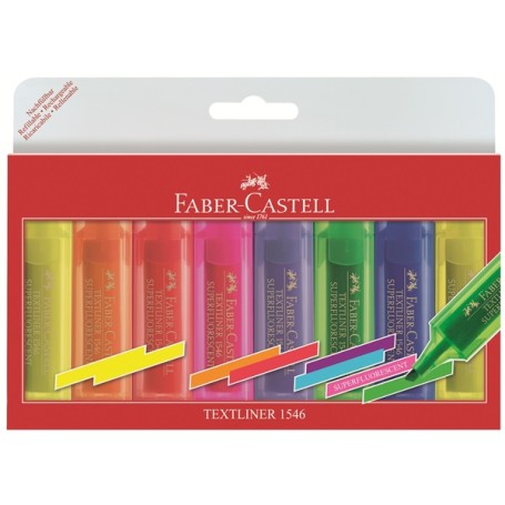 Faber-Castell TEXTLINER evidenziatore 8 pz Multi (154662)
