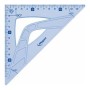 Maped 242426 squadra Triangolo a 45° Plastica Blu, Traslucido (242426)