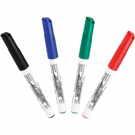 BIC Velleda 1741 evidenziatore 4 pz Tipo di punta Nero, Blu, Verde, Rosso (9581501)