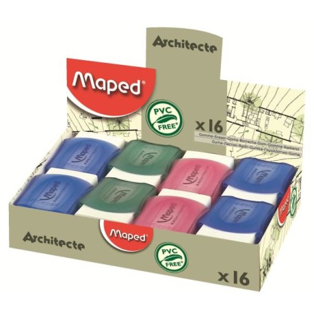 Maped Architecte gomma per cancellare Bianco 16 pz (511010)