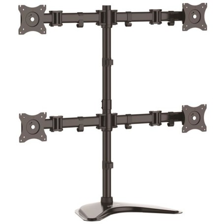 StarTech.com Supporto Articolabile VESA per 4 Montor - Stand per 4 Schermi fino a 27" (ARMBARQUAD)
