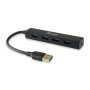 Equip 128953 hub di interfaccia USB 3.2 Gen 1 (3.1 Gen 1) Type-A 5000 Mbit/s Nero