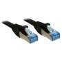 Lindy 3m Cat.6A S/FTP cavo di rete Nero Cat6a S/FTP (S-STP) (47180)