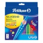 Pelikan 700665 pastello colorato Nero, Blu, Marrone, Verde, Grigio, Azzurro, Verde chiaro, Multicolore, Arancione, Pesca, Rosa, 