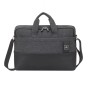 Rivacase Lantau borsa per notebook 39,6 cm (15.6") Valigetta ventiquattrore Nero, Grigio (8831BKMELANGE) (8831BLACKMELANGE)