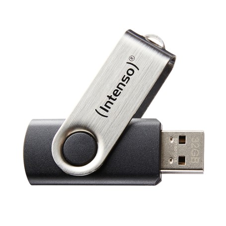 Intenso Basic Line unità flash USB 16 GB USB tipo A 2.0 Nero, Argento (3503470)