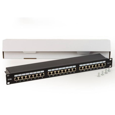 PANNELLO PATCH PER RETI 24 PORTE (LKP624S)