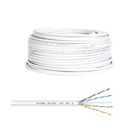 Vultech SC13502-100 cavo di rete Bianco 100 m Cat6 U/UTP (UTP) (SC13502-100)