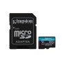 Kingston Technology Scheda microSDXC Canvas Go Plus Gen4 200MB/s A2 U3 V30 da 512 GB + adattatore (SDCG4/512GB)