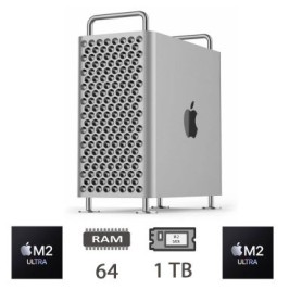 MAC PRO (2023)M2 ULTRA-24C/64/1TB/60C GPU/2Y (008923PCR-EU)