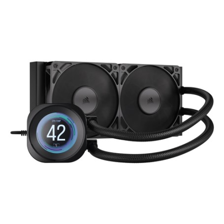 Corsair Nautilus 240 RS LCD Processore Raffreddatore di liquidi tutto in uno 12 cm Nero 1 pz (CW-9061031-WW)