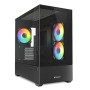 SHARKOON MK7 ARGB  (BLACK, TEMPERED GLASS X 2) (MK7 ARGB BLACK)