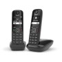 Gigaset AS690 DUO Telefono analogico/DECT Identificatore di chiamata Nero (L36852H2816K101)
