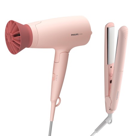 PHILIPS KIT ASCIUGACAPELLI+PIASTRA LISCIANTE 1600W CON PIASTRA CERAMIC (BHP398/00)