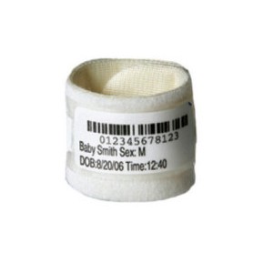 Zebra LB2-BABY-P cinturino da polso Bianco Braccialetti da ospedale