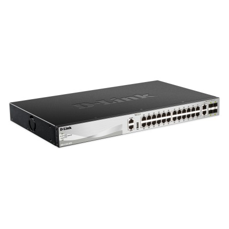 D-Link DGS-3130-30TS switch di rete Gestito L3 Gigabit Ethernet (10/100/1000) Nero, Grigio