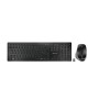 CHERRY DW 9500 SLIM tastiera Mouse incluso RF senza fili + Bluetooth QWERTY Inglese Nero, Grigio (JD-9500GB-2)