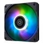 Silverstone Air Slimmer 120 Case per computer, Processore Raffreddatore d'aria 12 cm Nero, Trasparente 1 pz (SST-AS120B-ARGB)