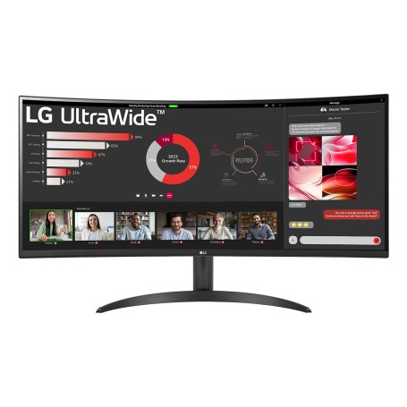 LG 34WR50QK-B Monitor PC 86,4 cm (34") 3440 x 1440 Pixel Wide Quad HD Nero (34WR50QK-B.AEU)