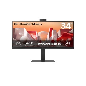 34BA85QE-B.AEU (86.7 cm (34 Zoll), schwarz, UWQHD, IPS, Curved,  Full-HD-Webcam/Mikrofon)