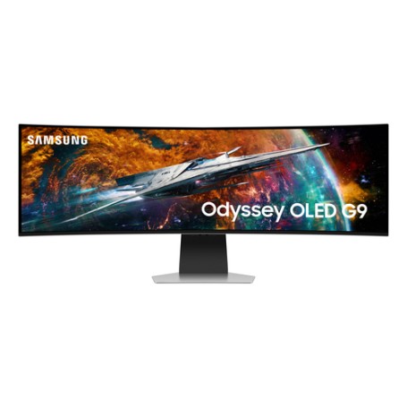 Samsung G95SC Monitor PC 124,5 cm (49") 5120 x 1440 Pixel Dual QHD OLED Argento (LS49CG954SUXEN)