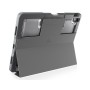 STM Dux Plus 33 cm (13") Custodia a libro Nero, Trasparente (STM-222-445LY-01)