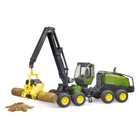 John Deere 1270G Harvester (grn/schwarz, Inkl. Baumstamm) (02135)