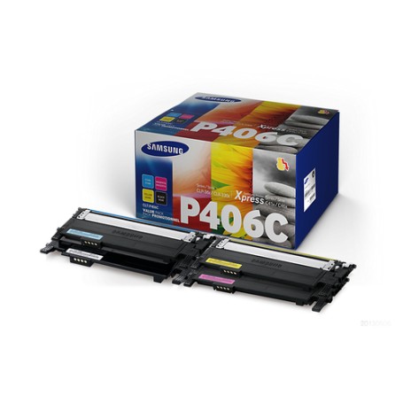 Samsung CLT-P406C cartuccia toner 4 pz Originale Nero, Blu, Magenta, Giallo (CLT-P406C) (CLT-P406C/ELS)