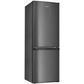 Frigorifero-congelatore a libera installazione Exquisit KGC232-60-E-040C, larghezza 49,5 cm, 173 L, aspetto acciaio inox