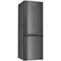 Frigorifero-congelatore a libera installazione Exquisit KGC232-60-E-040C, larghezza 49,5 cm, 173 L, aspetto acciaio inox