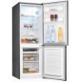 Frigorifero-congelatore a libera installazione Exquisit KGC232-60-E-040C, larghezza 49,5 cm, 173 L, aspetto acciaio inox