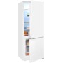 Exquisit EKGC225-40-E-080E Frigorifero-congelatore da incasso, altezza nicchia 144 cm, 262 L, porta scorrevole, bianco