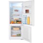 Exquisit EKGC225-40-E-080E Frigorifero-congelatore da incasso, altezza nicchia 144 cm, 262 L, porta scorrevole, bianco